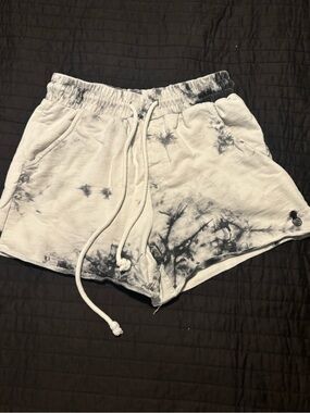 JJ Malibu Me s Tie-Dye Lounge Short Shorts white and black